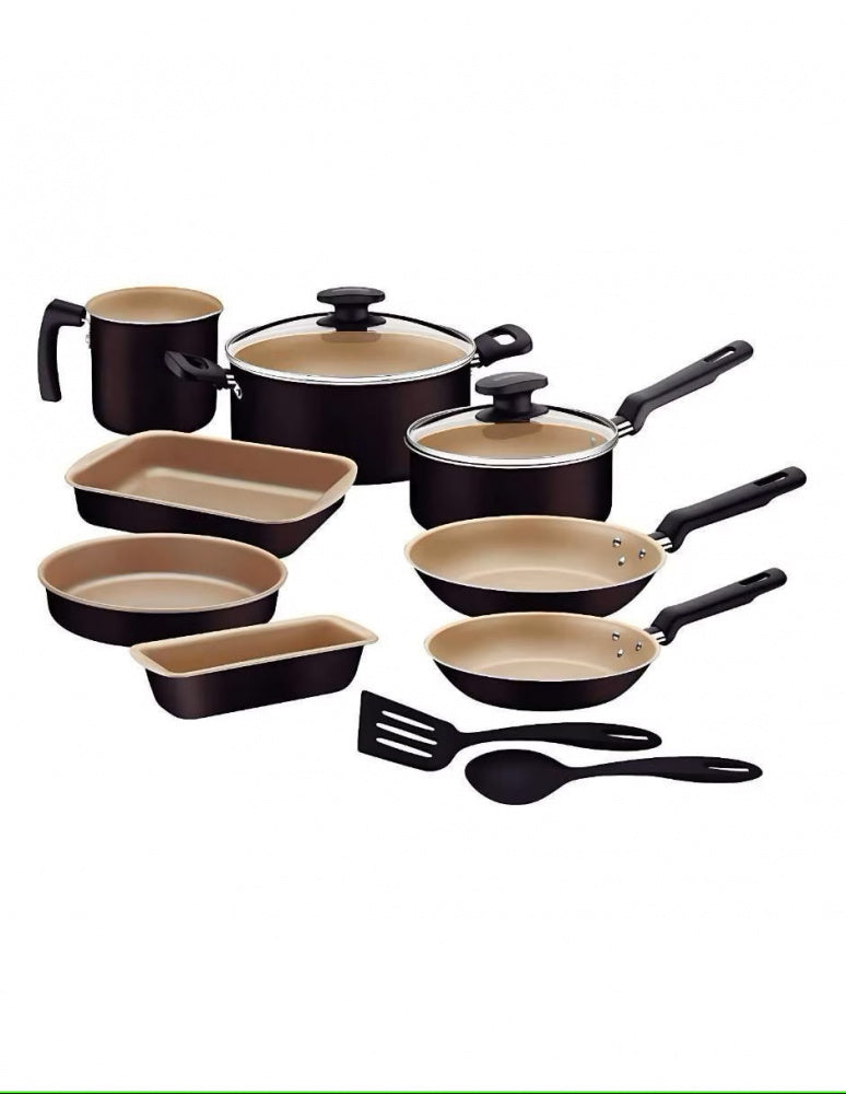 Batería de Cocina Tramontina de Aluminio Antiadherente, 12 Piezas