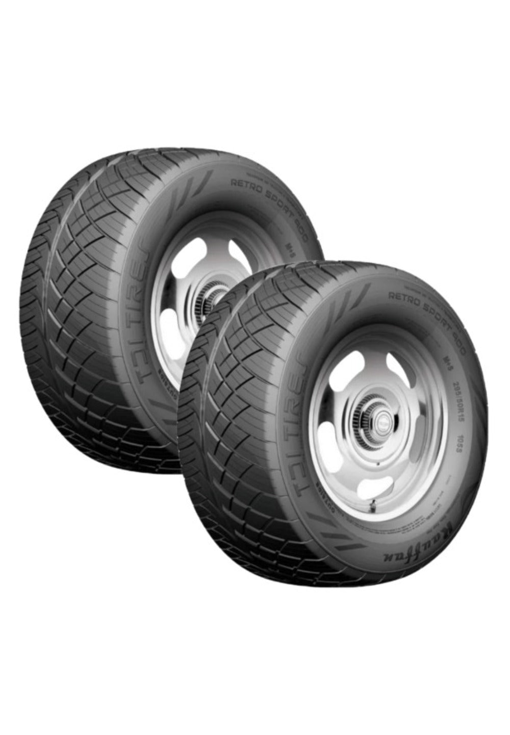Llantas 295/50 R15 TDI TIRES RAUFFAN RETRO SPORT 900 105S Paquete de 2