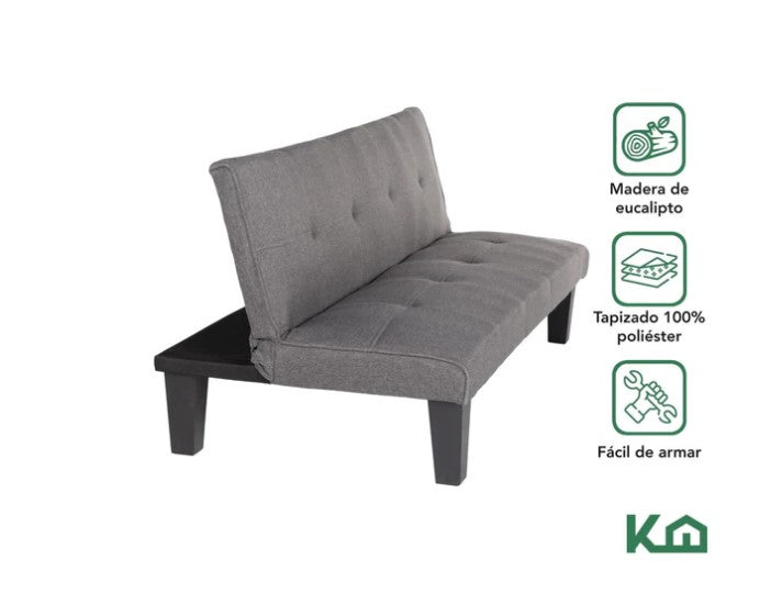 Sofa Cama Contemporaneo Gris Oscuro KingsHouse
