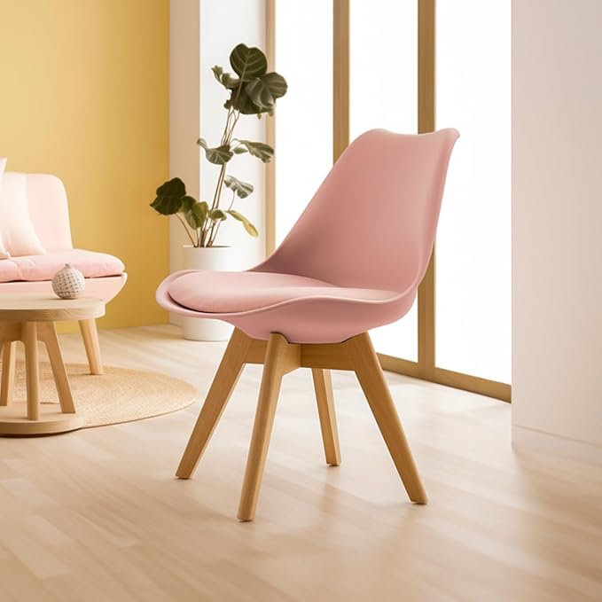 Sillas para el Hogar Color Rosa - Paquete de 4