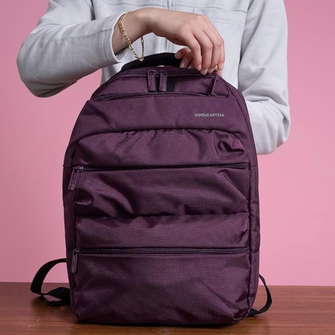 Sarec: Backpack / Mochila para laptop 15.6" (39.6 cm) - Burgundy