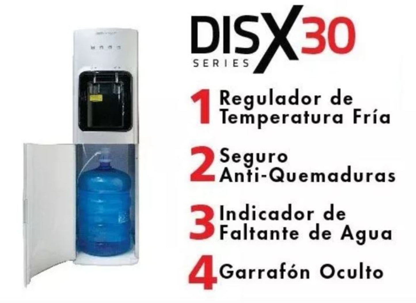Dispensador de Agua Fria y Caliente de Garrafon Oculto MIRAGE