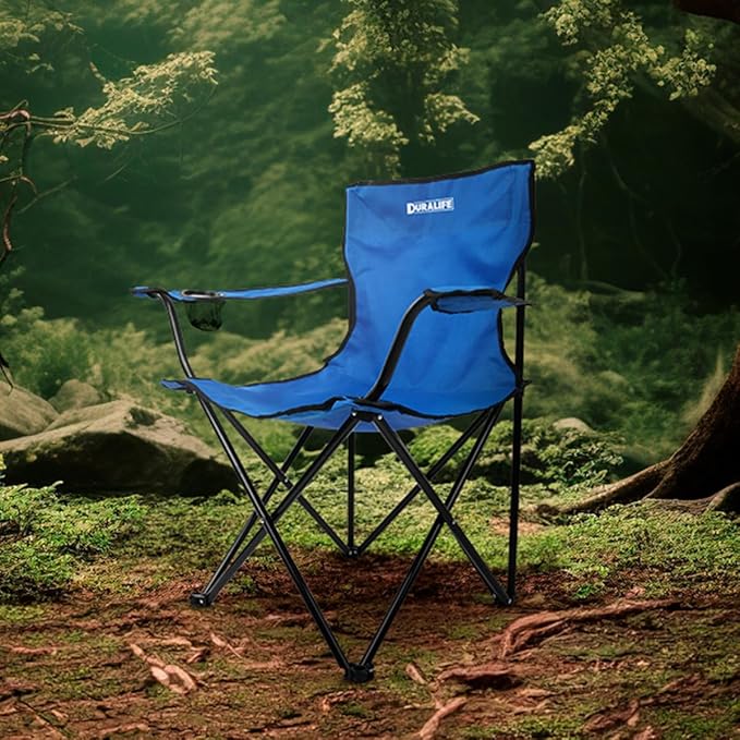 Sillas para Exteriores Camping Color Azul - Set de 4
