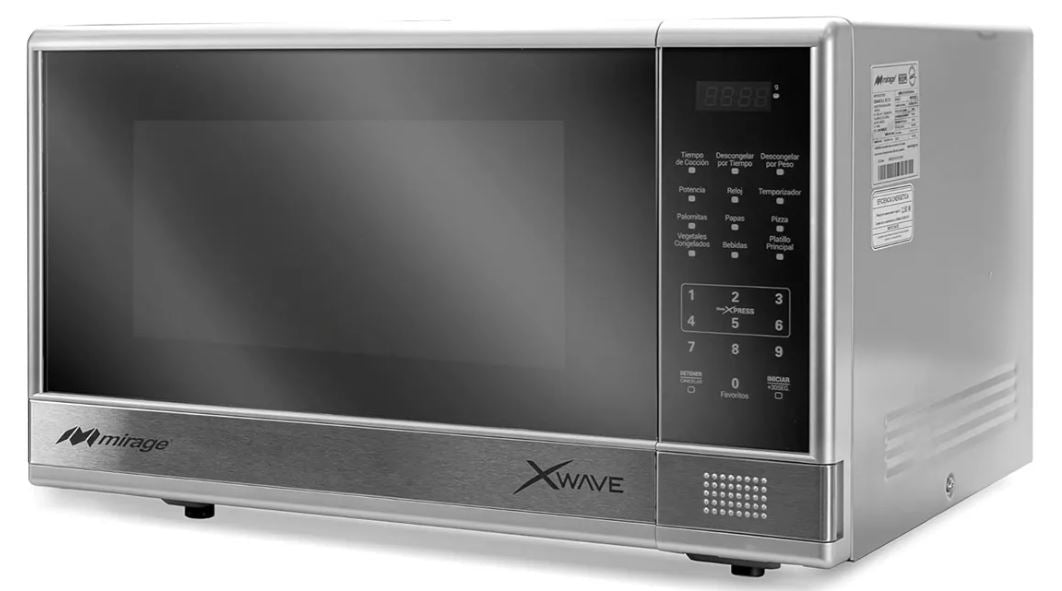 Horno De Microondas XWAVE Plata MIRAGE 0.7 Pies