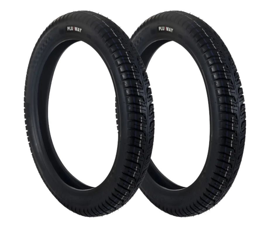 Llanta para Moto 3.00-17 PLUSWAY 53P 8PR PLWA797 TL Paquete de 2