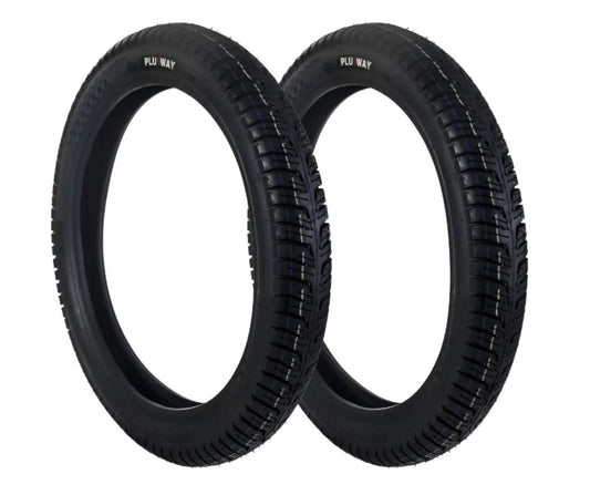 Llanta para Moto 3.00-17 PLUSWAY 53P 8PR PLWA797 TL Paquete de 2