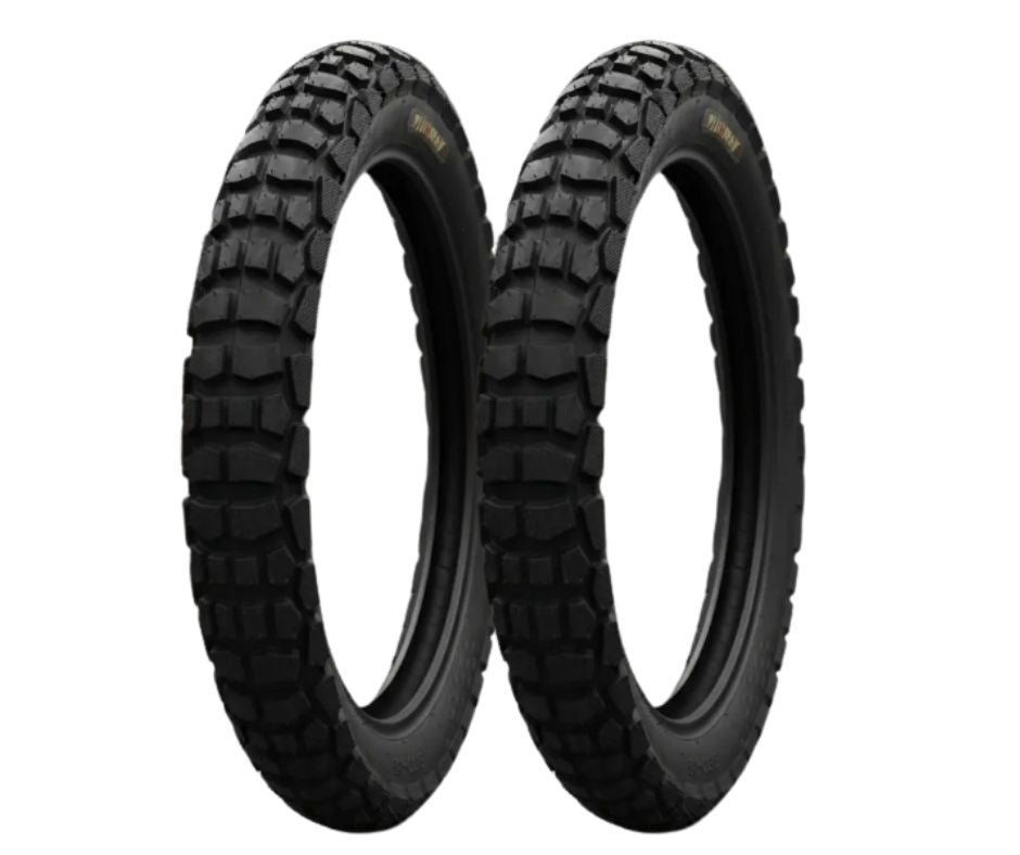 Llanta para Moto 3.00-18 52P 8PR PLWA835 TT Paquete de 2