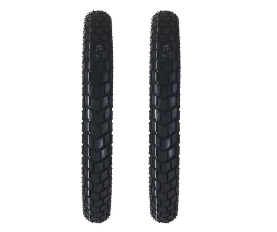 Llanta para Moto 3.00-18 PLUSWAY 52P 8PR PLWA453 TL Paquete de 2