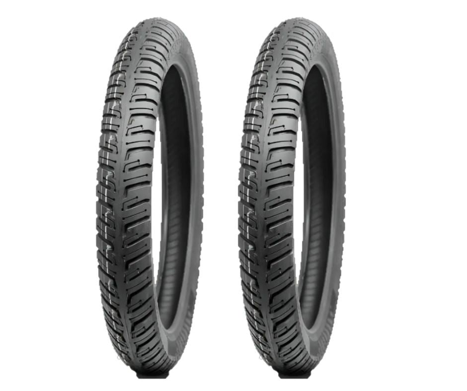 Llanta para Moto 3.00-18 PLUSWAY 52P 8PR PLWA797 TL Paquete de 2