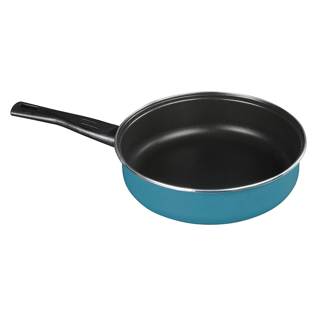 Batería de Cocina Cinsa Europea de Acero Vitrificado Antiadherente, 11 Piezas, Azul