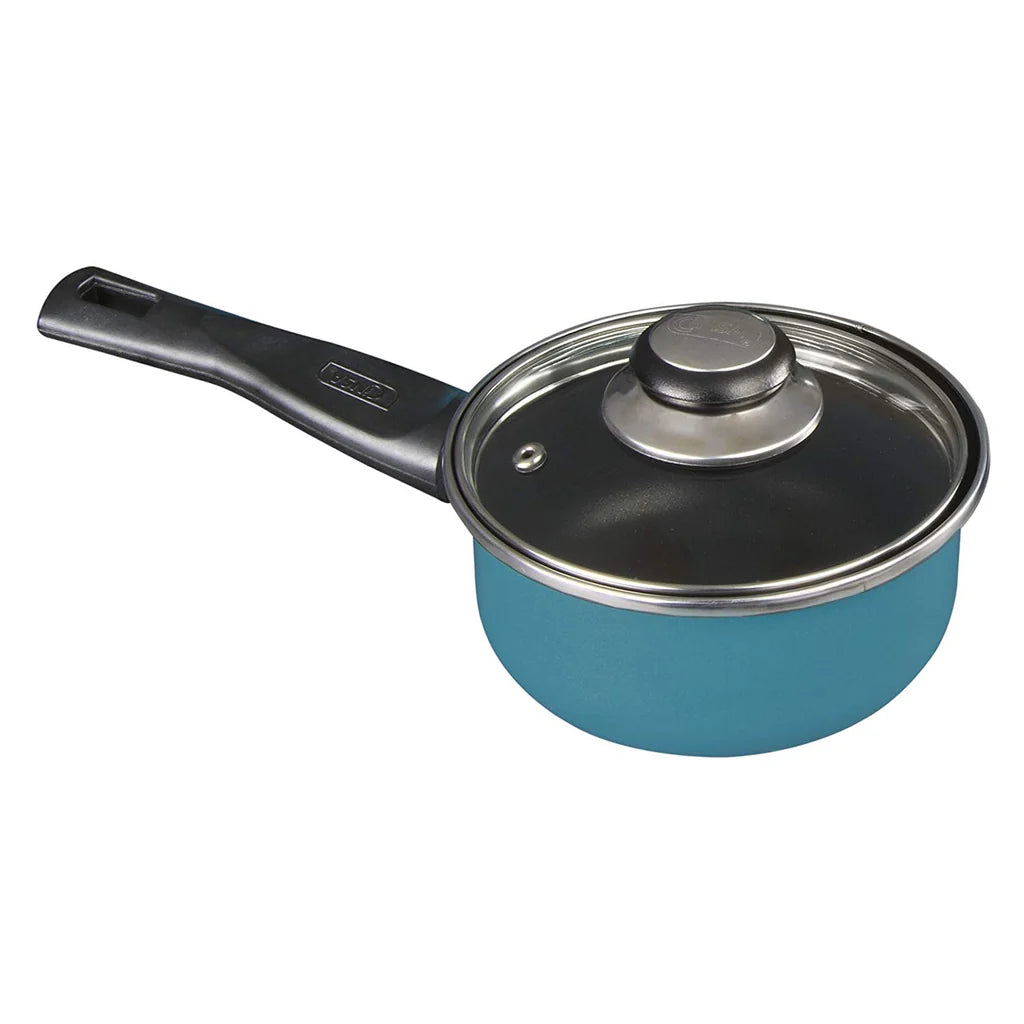 Batería de Cocina Cinsa Europea de Acero Vitrificado Antiadherente, 11 Piezas, Azul