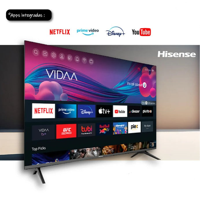TV Hisense 32" LED 720p 120Hz Smart TV con Alexa