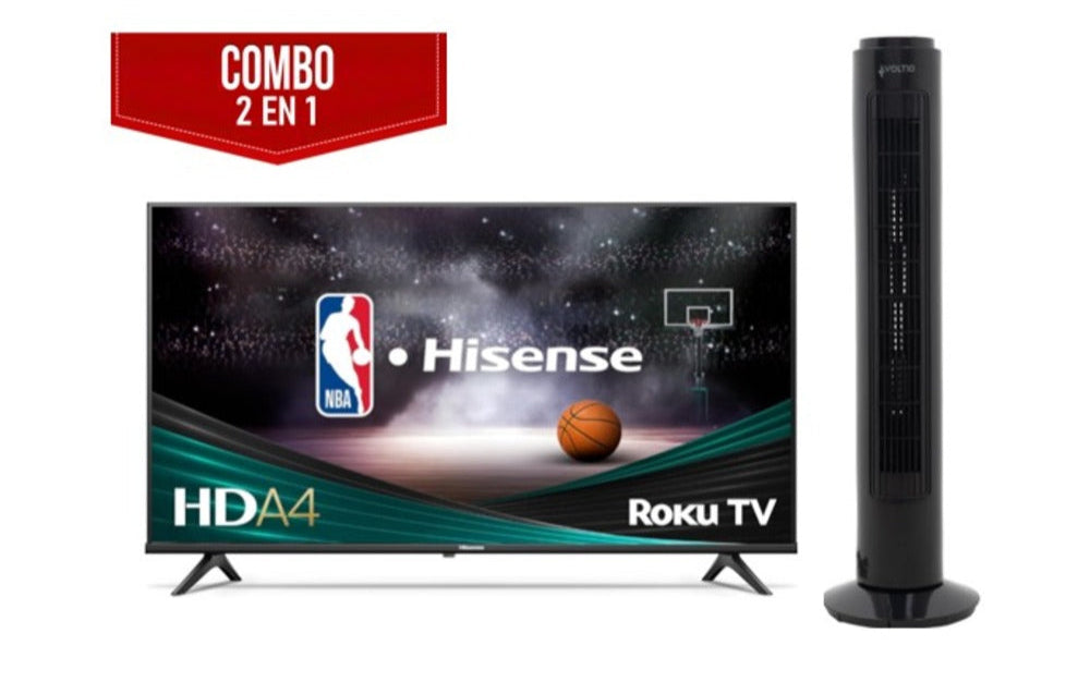 Combo TV Con Ventilador