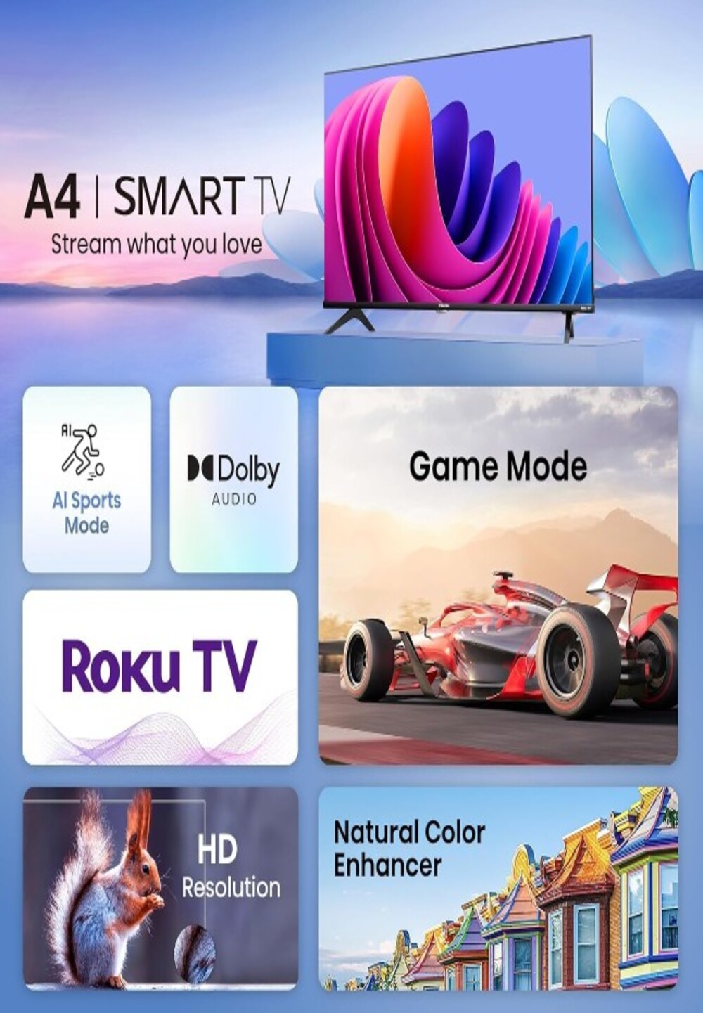 Combo TV Con Barra De Sonido