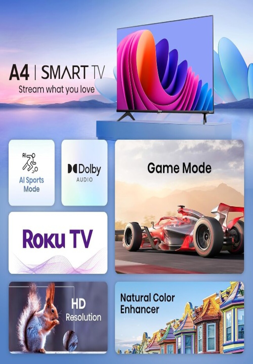Combo TV Con Ventilador
