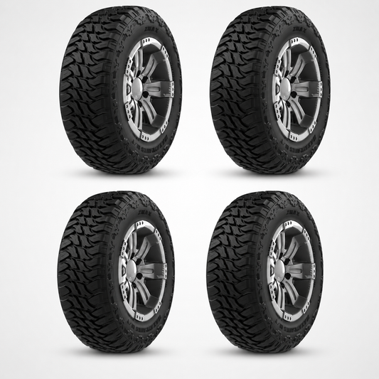 Llantas 33X12.50 R18 ZMAX MAXATRAVES M/T 118Q Paquete de 4
