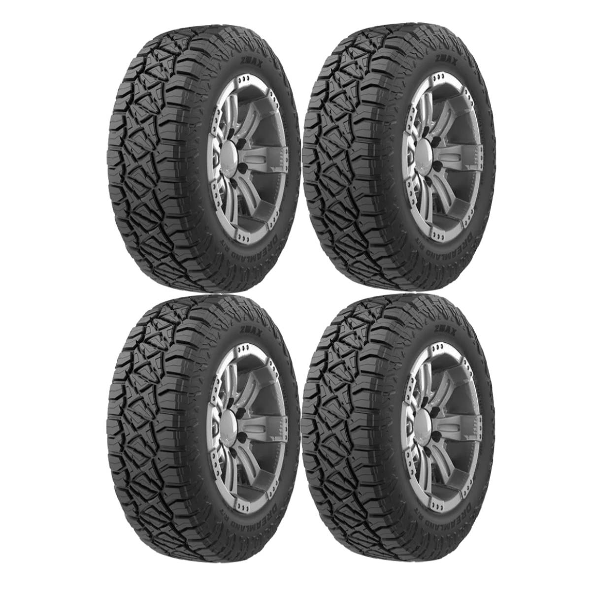 Llantas 33X12.50 R20 ZMAX DREAMLAND R/T 114Q paquete de 4