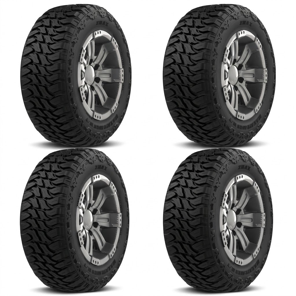 Llantas 35X12.50 R15 ZMAX MAXATRAVES M/T 113Q Paquete de 4