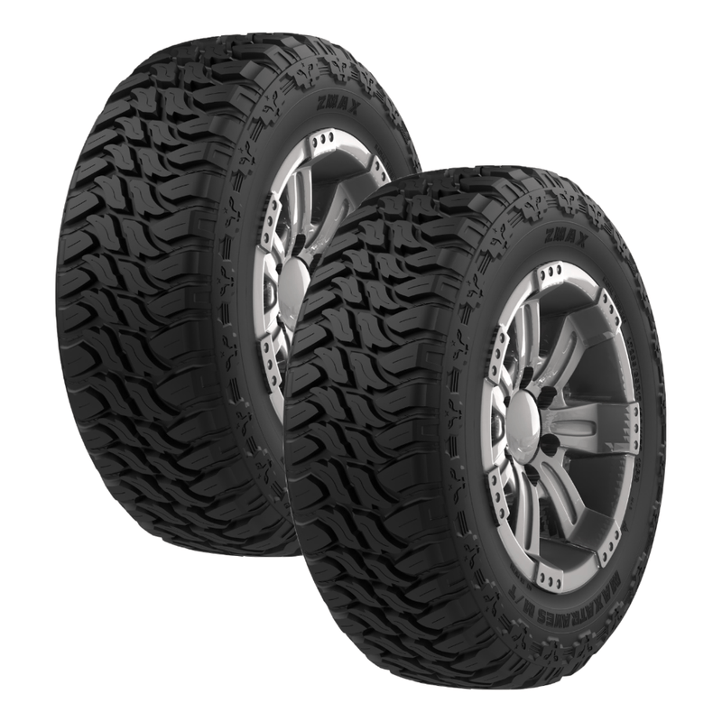 Llantas 35X12.50 R18 ZMAX MAXATRAVES M/T 118Q Paquete de 2