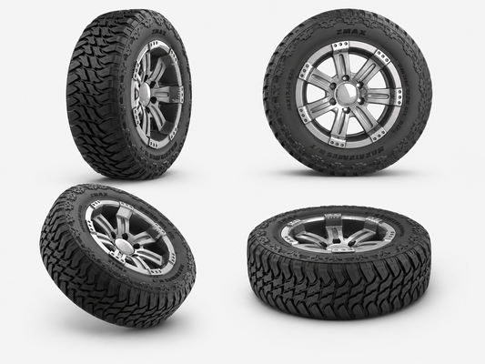Llantas 35X12.50 R20 ZMAX MAXATRAVES M/T 121Q Paquete de 4