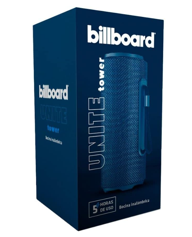 Bocina inalámbrica Billboard Unite tower | 3.5 mm, 5hrs Azul