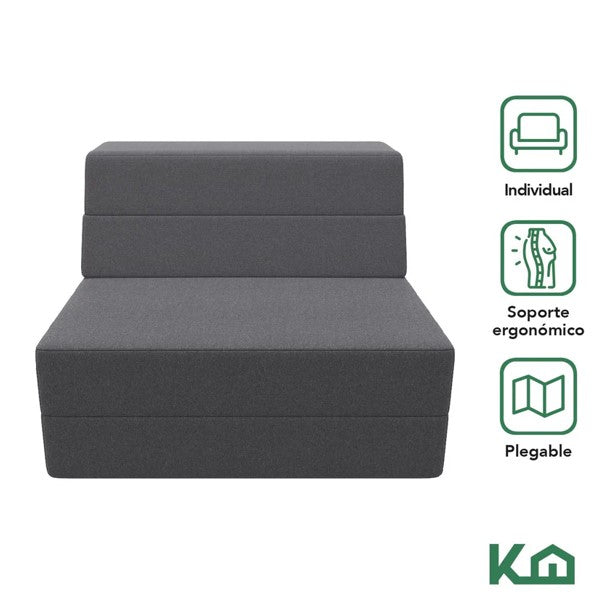 Sofa Cama Plegable Individual 2 en 1 KingsHouse