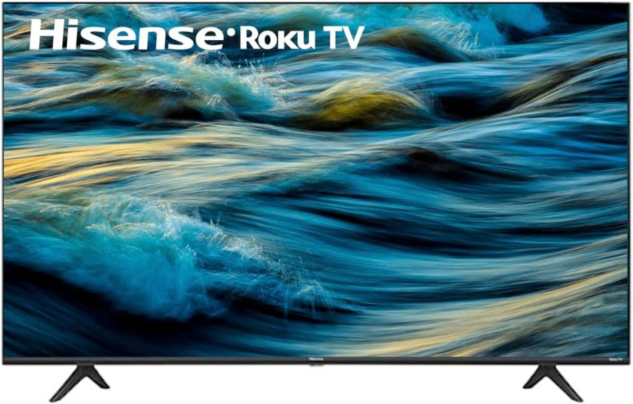 Combo: Smart TV 43” Hisense Roku + Mueble de TV Minimalista Roble