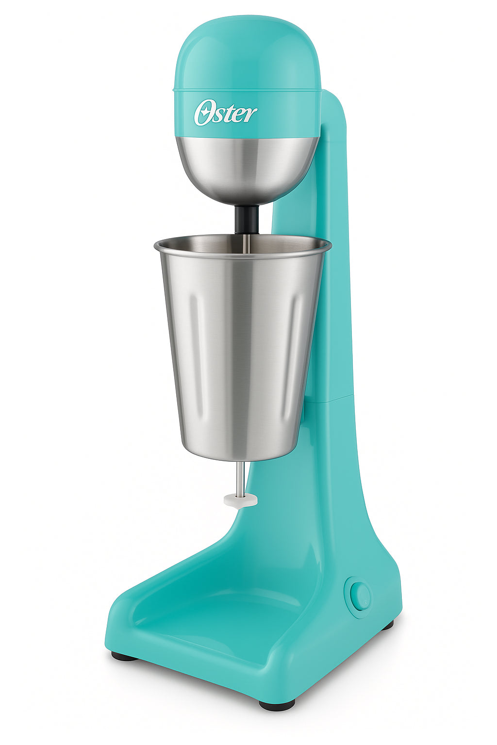 Chocomilera Oster, 0.75 L, 2 Velocidades, Turquesa/Acero Inoxidable