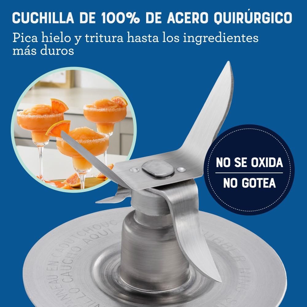 Licuadora Oster, vaso de vidrio 1.25 L,400W
