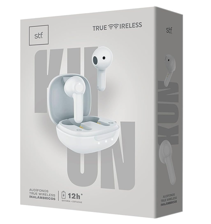 Audífonos inalámbricos tipo Airpods True Wireless | 12 hrs bateria