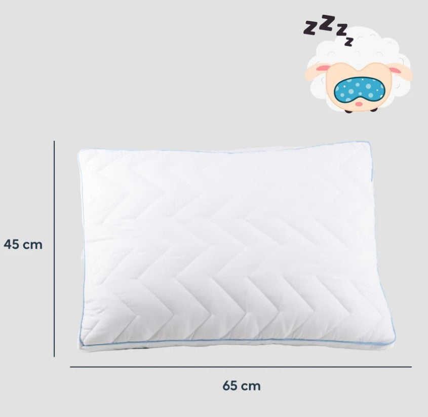 Almohada Con Fibra De Poliéster 3D Hipoalergénicas De 2 Piezas Colordreams