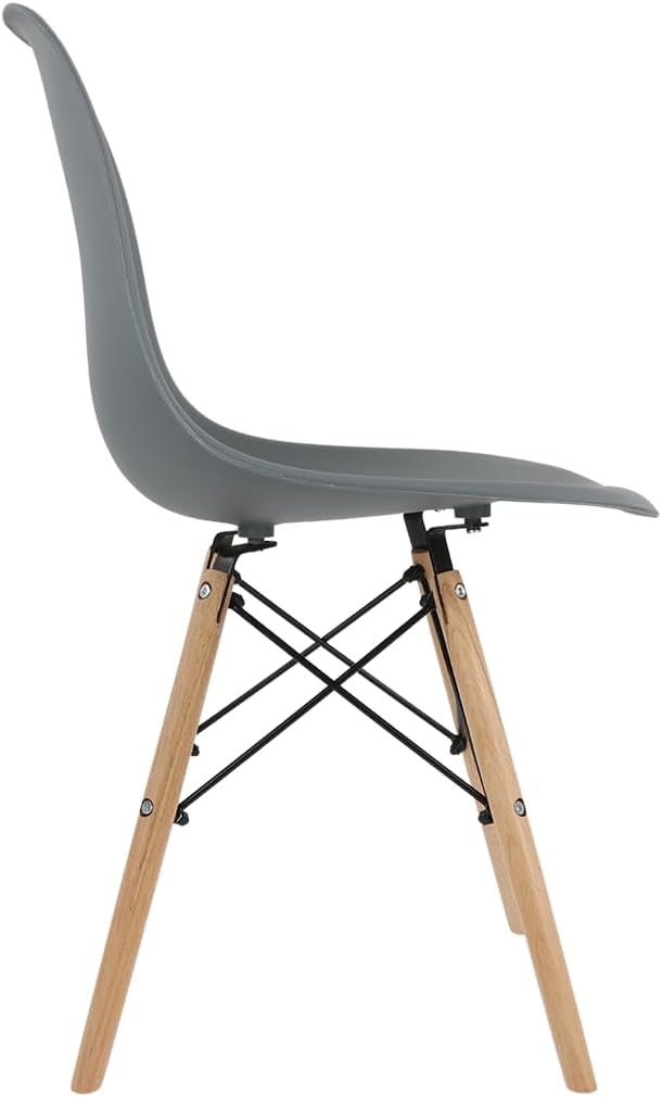 Sillas Estilo Contemporáneo Color Gris - Set de 4