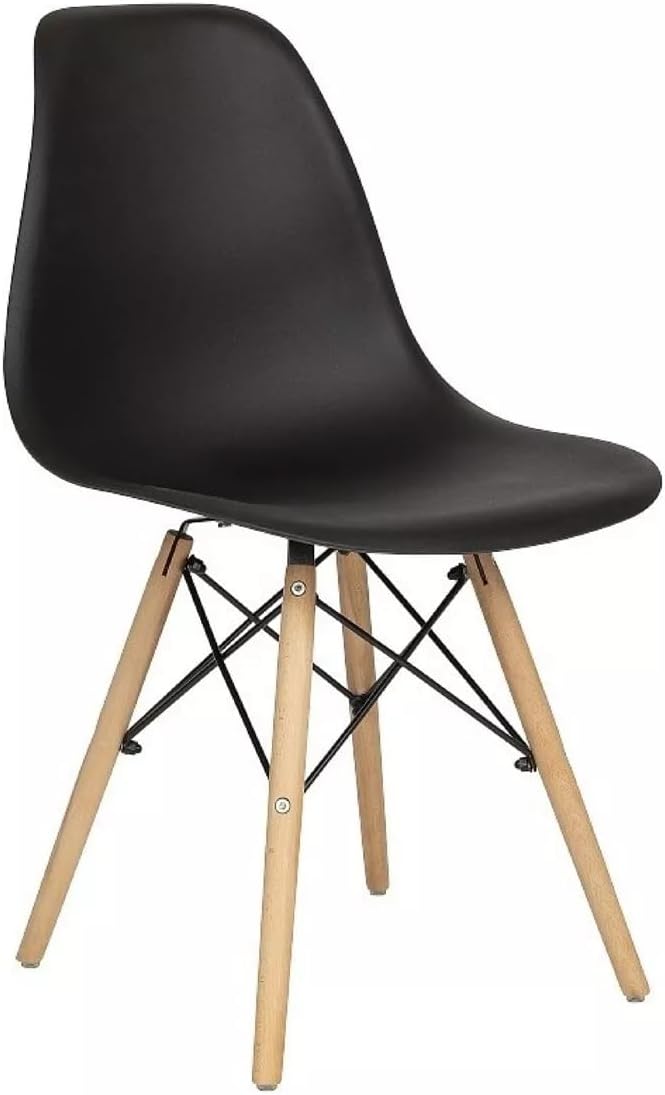 Kit 4 Sillas de comedor minimalista modelo Eame color negro