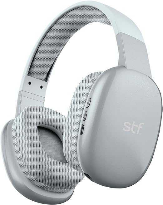 Audífonos over ear con stickers inalámbrico - Gris