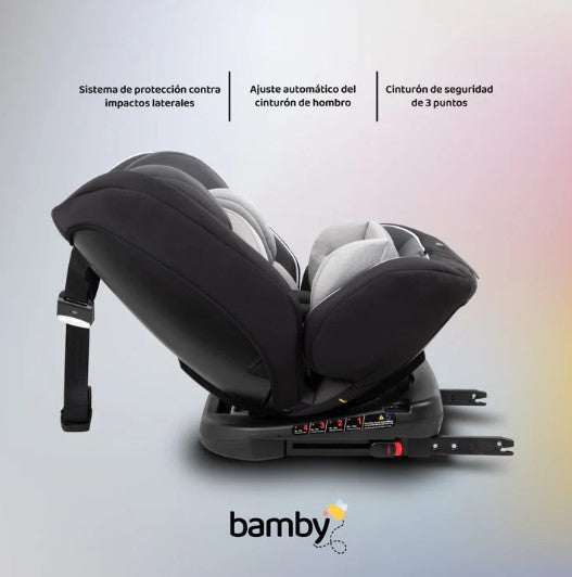 Asiento Para Bebe de 9 Meses Con Sistema De Seguridad Para Automovil BAMBY