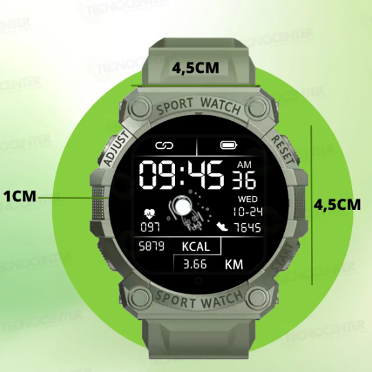Smartwatch deportivo color Verde