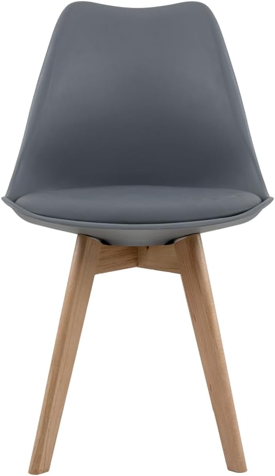 Sillas para el Hogar Color Gris - Paquete de 4