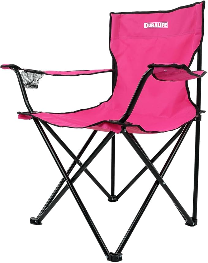 Sillas para Exteriores Camping Color Rosa - Set de 4