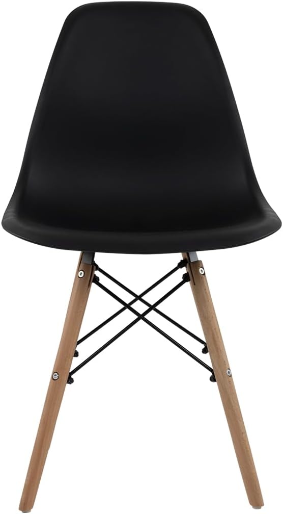 Sillas Estilo Contemporáneo Color Negro - Set de 4