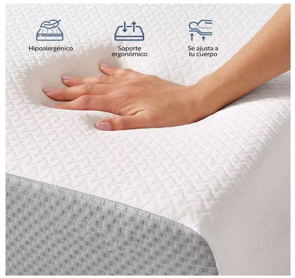 Colchón Matrimonial Size Memory Foam Colordreams