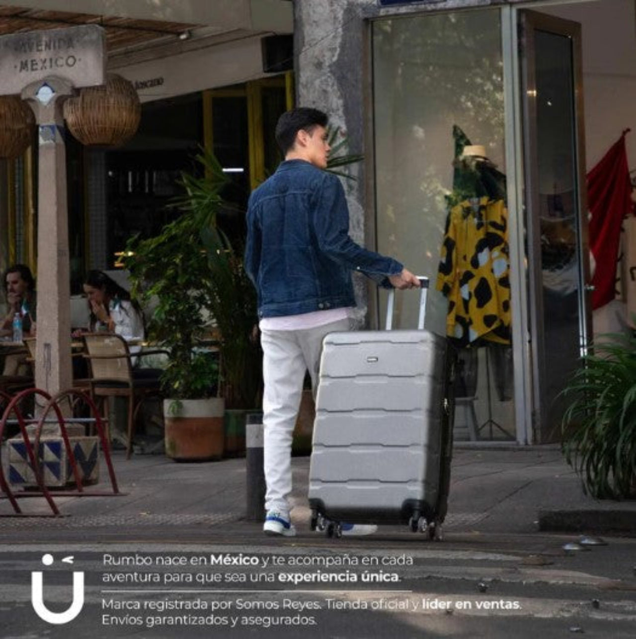 Juego De 4 Maletas Para Viaje Rigidas Con Ruedas 360 + Bolsas de Viaje Color Gris