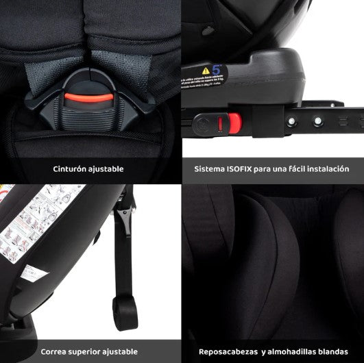 Asiento Para Bebe de 9 Meses Con Sistema De Seguridad Para Automovil BAMBY