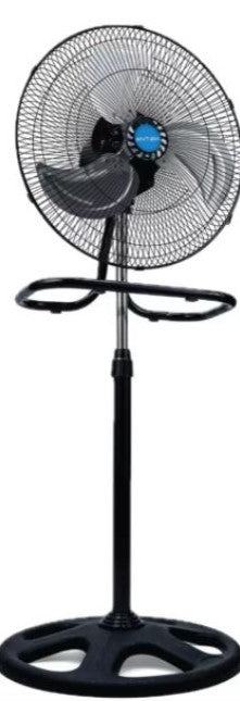 KIT Colchon Matrimonial Alta Densidad Hipoalergenico Antiacaros KingsHouse + Ventilador De Pedestal ANTEK 95W18 Pulgadas 3 En 1