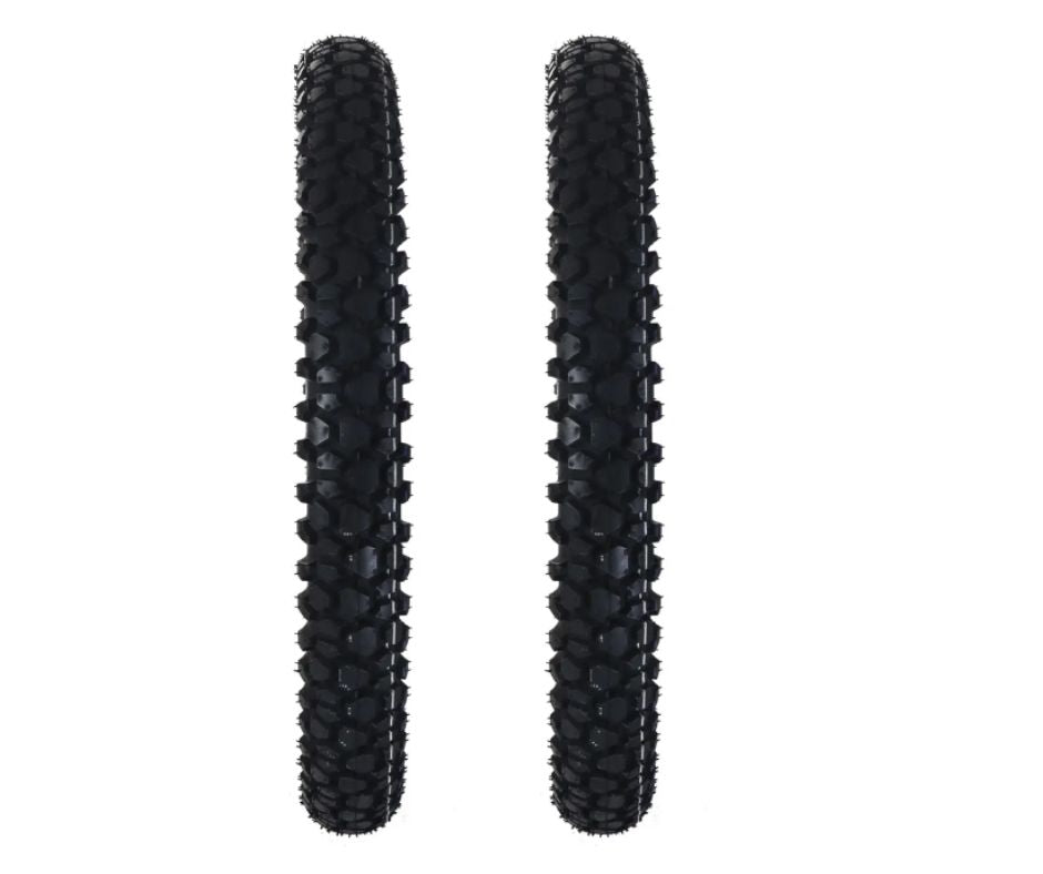 Llanta para Moto 80/100-21 PLUSWAY 57P 6PR PLWA917 TT Paquete de 2