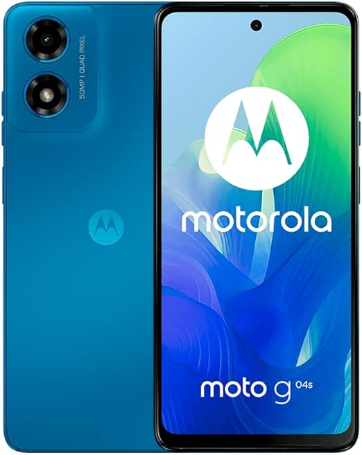 Teléfono Celular Motorola G04s 6.6″ Dual SIM 256GB 4GB RAM Azul