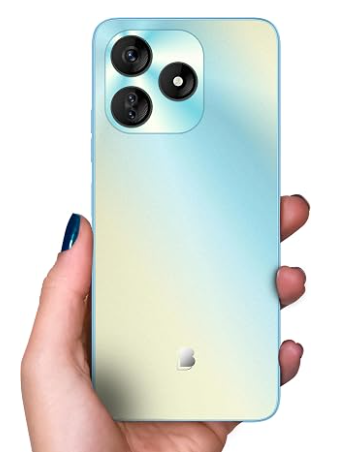 Teléfono Celular Smartphone BLU G64L, 8 RAM (4 GB RAM + 4 GB RAM Virtual, 64 GB Azul Claro