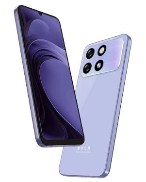 Teléfono Celular Smartphone BLU BOLD K5, 8 GB RAM (4+4 Virtual), 64GB Violeta