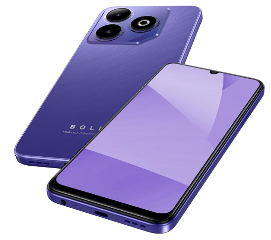 Teléfono Celular Smartphone BLU BOLD K12, 12 RAM (4 GB RAM + 8 GB RAM Virtual), 128GB Violeta