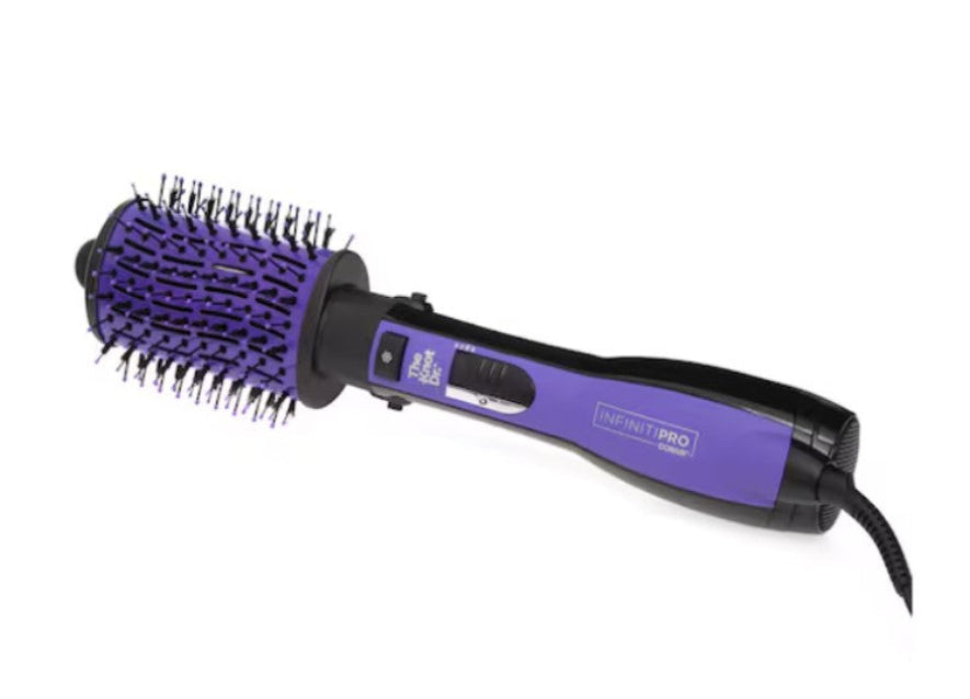 Cepillo de Cabello Conair Eléctrico Infiniti Pro con 5 Accesorios Morado