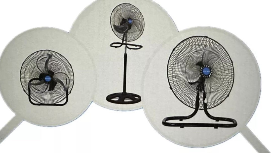 KIT Colchon Matrimonial Alta Densidad Hipoalergenico Antiacaros KingsHouse + Ventilador De Pedestal ANTEK 95W18 Pulgadas 3 En 1